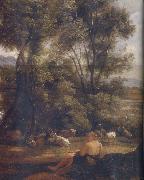 John Constable, Landscape with goatherd and goats